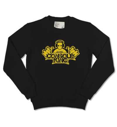 纯棉圆领个性卫衣/情侣卫衣-consle king