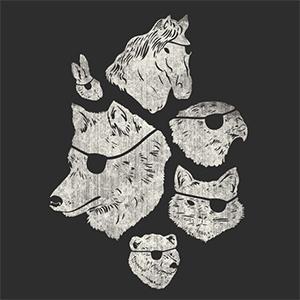 欧美风格个性T恤/情侣装-desney Animals