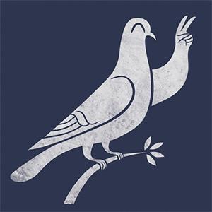 欧美风格个性T恤/情侣装-peace