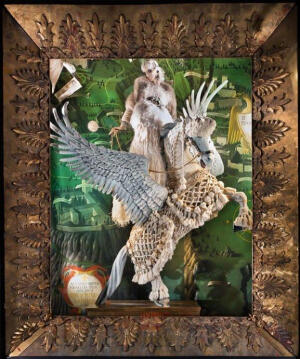 Bergdorf <wbr>Goodman <wbr>橱窗赏析‖时装画：素材拼接