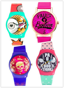 Paul's Boutique新款 潮流时尚卡通涂鸦手表