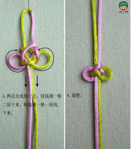 逆向蝶形小结 - mifor - 兰亭结艺 http://www.rouding.com/chuantongshougong/china-jieyi/56615.htm