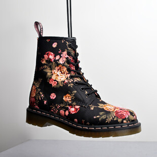 Dr.Martens 1460维多利亚 水墨丹青印花女款马丁靴