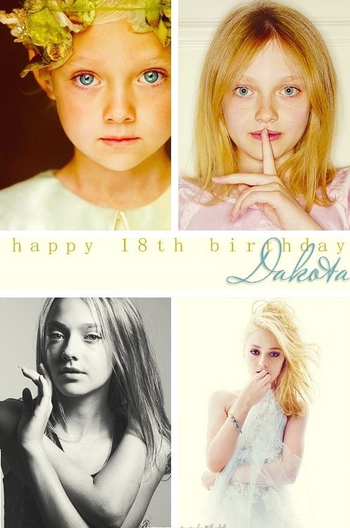 Happy 18th Birthday Dakota Fanning!!! - dakota-fanning Fan Art