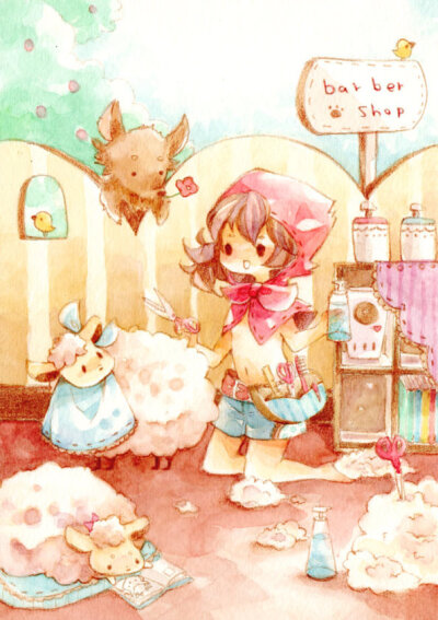 动物园的理发师~~