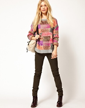 Image 4 of River Island Amelie Super Skinny Coloured Jean