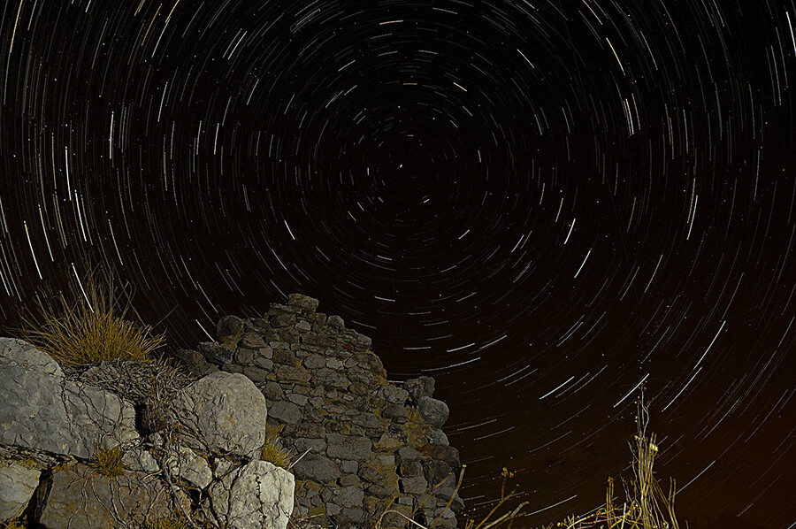 Photograph startrails by Gianluca Schivo