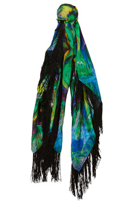 Digital Tassel Scarf