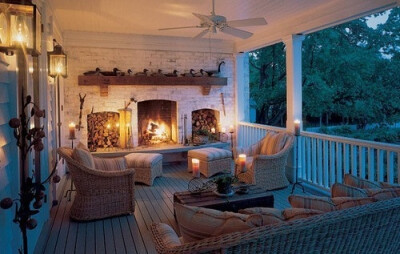 I would never leave this porch!