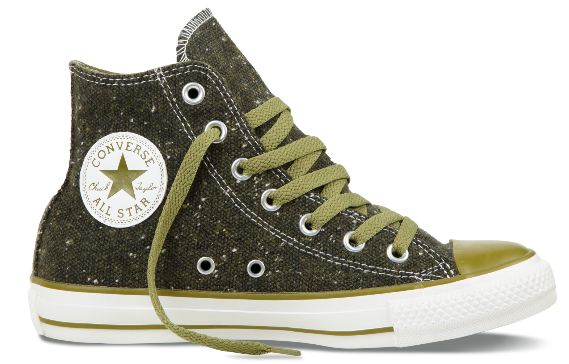 12月新款 Chuck Taylor All Star 民族风 纺织织物 绿色