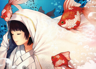 Goldfish Bride by =Naguri on deviantART