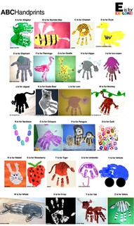 handprint alphabet