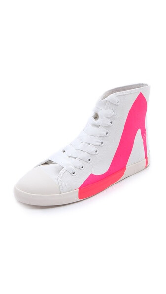 BE &amp; D Brightlight High Top Sneakers