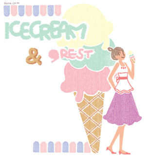 韩国rona网站清新可爱插画欣赏