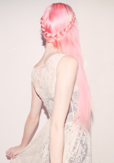 pink、hair