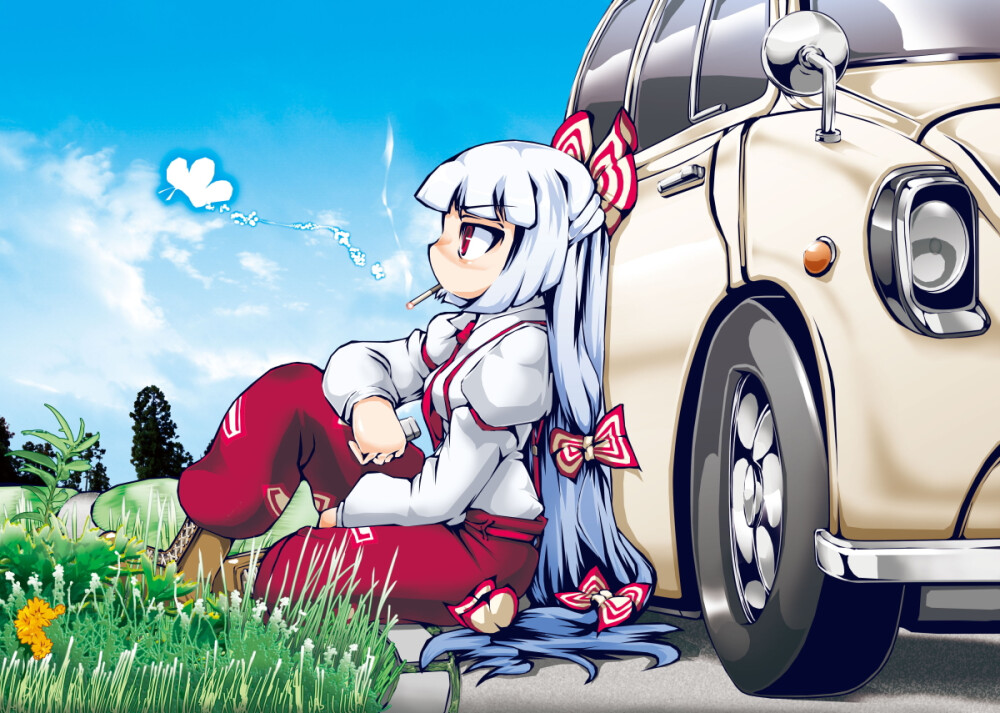 藤原 妹紅（ふじわらの もこう），Fujiwara no Mokou