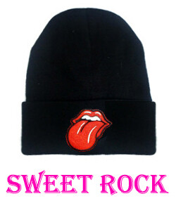 原宿 摇滚 哥特 朋克 乐队 ZIPPER PUNK GOTHIC 活结 滚石 眼球 骷髅 帽子