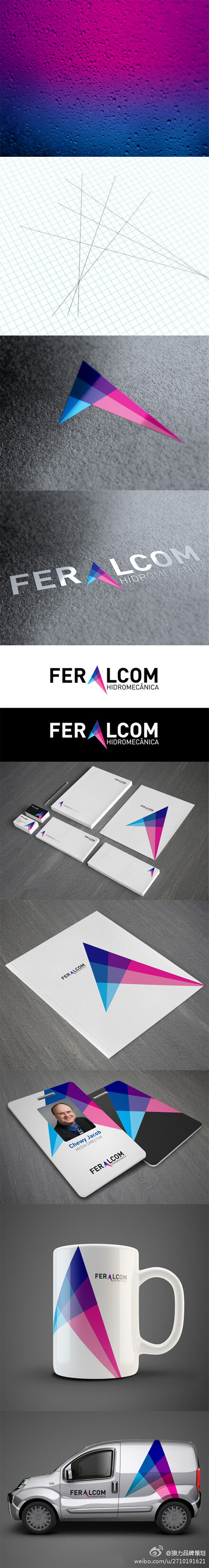 Feralcom品牌VI设计欣赏。