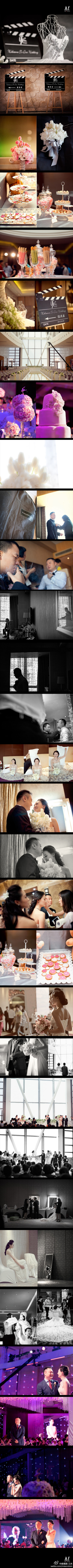 滕华涛先生和周圆圆小姐的婚礼，没有秀，没有媒体，看不到闪光灯的频闪，甚至看不到太多来宾在拍摄，大家都沉浸在这样一场默默温情的婚礼中，真心的祝福。（分享：@淼视觉婚礼影像）