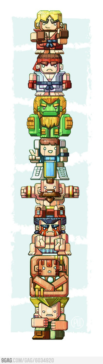 Street Fighter Totem