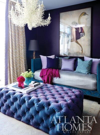 Purple Living Room