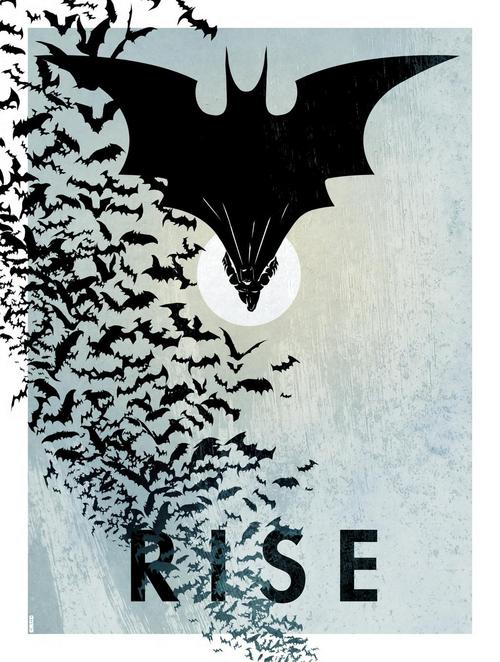 蝙蝠侠粉丝必备，The Dark Knight Rises经典海报一览