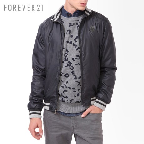 FOREVER21 男装 MEN男士运动夹克外套 31556750