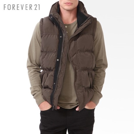 FOREVER21 男装 MEN男士棉服马甲 27704903