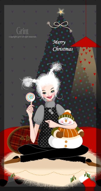 韩国grint时尚插画