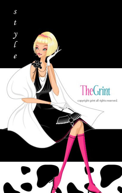 韩国grint时尚插画
