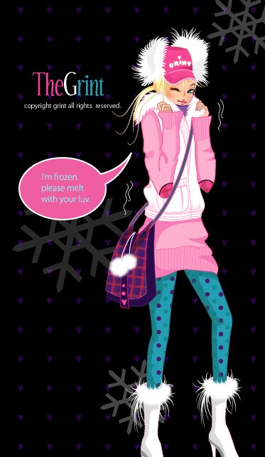 韩国grint时尚插画