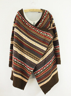 森林系森女复古着vintage民族宽松开衫毛衣苍井优wcloset