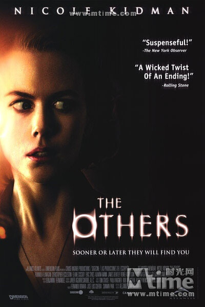 小岛惊魂The Others(2001) 这是一部心理惊悚片，继承了希区柯克《蝴蝶梦》及库布里克《闪灵》的精神。