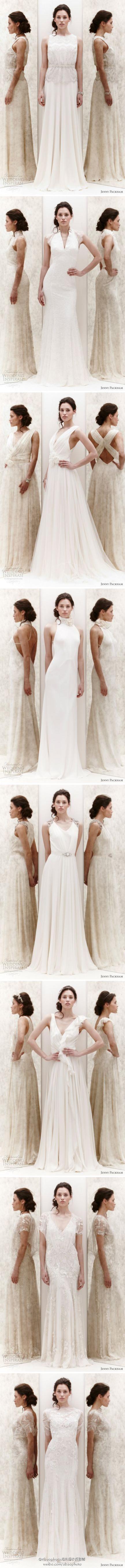 Jenny Packham Spring 2013 wedding dresses...全方位摄影展示，考虑的真周到