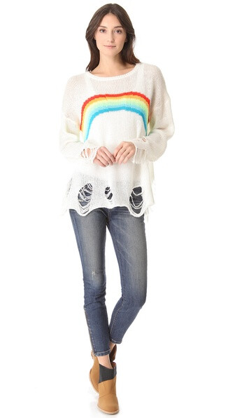 Wildfox Rainbow Dreamer Lennon Sweater