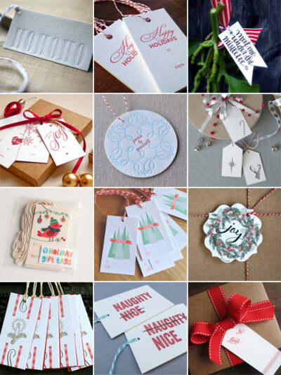 A Collection of Holiday Gift Tags 2