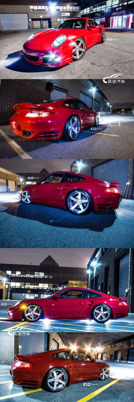 2012 保时捷 997 Turbo By D2Forged Wheels