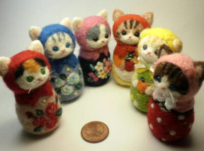 俄罗斯猫娃娃....日本 tenbin62jp 手做羊毛达人....13