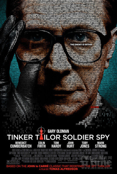 锅匠，裁缝，士兵，间谍Tinker, Tailor, Soldier, Spy(2011) 约翰·勒卡雷的经典冷战间谍小说，一群压得住阵的英伦班底，打造了这出令人回味无穷的猫鼠游戏。2011年英国影坛最激动人心的作品。总感觉坏人有股犯罪样。