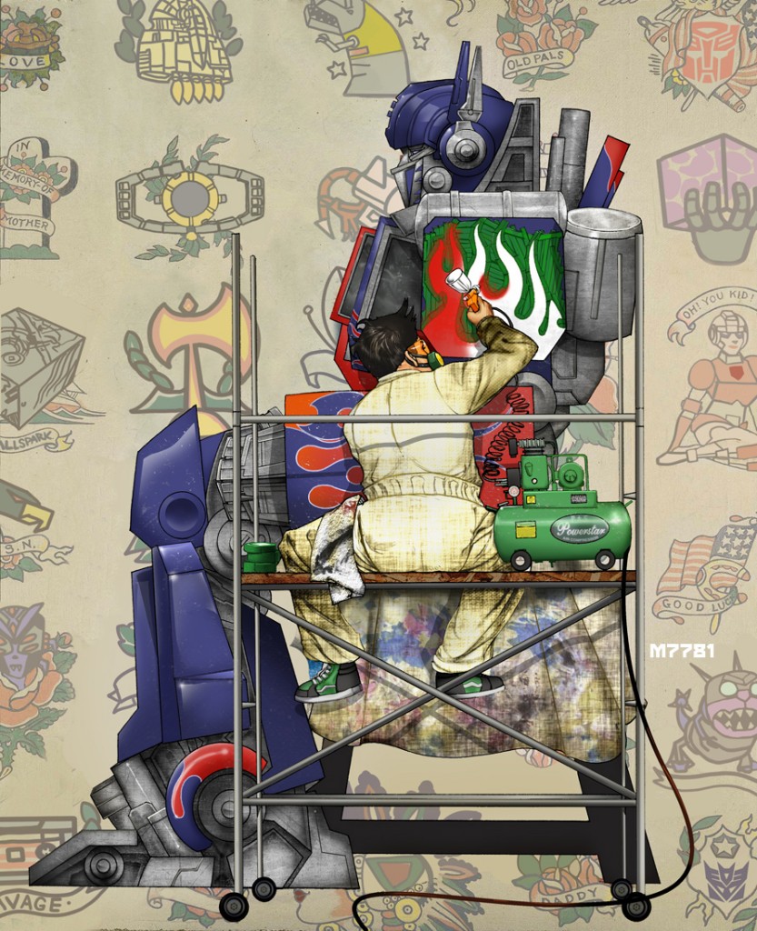 Marco D'Alfonso optimus prime x rockwell