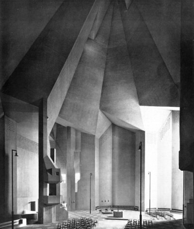 Pilgrimage Church, Neviges, Germany, 1965-68 (Gottfried Böhm)