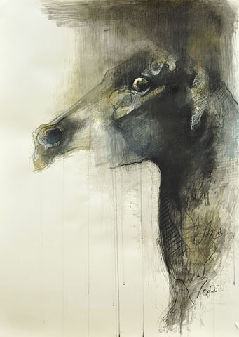 Saatchi Online Artist: Benedicte Gele; Pastel, Drawing "Le cri I"