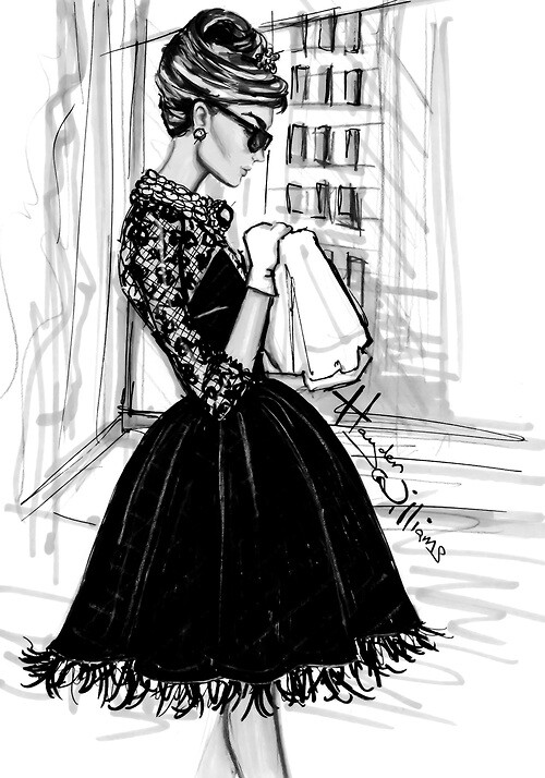 haydenwilliamsillustrations: Breakfast at Tiffany’s by Hayden Williams: Fifth Avenue at 6 A.M.