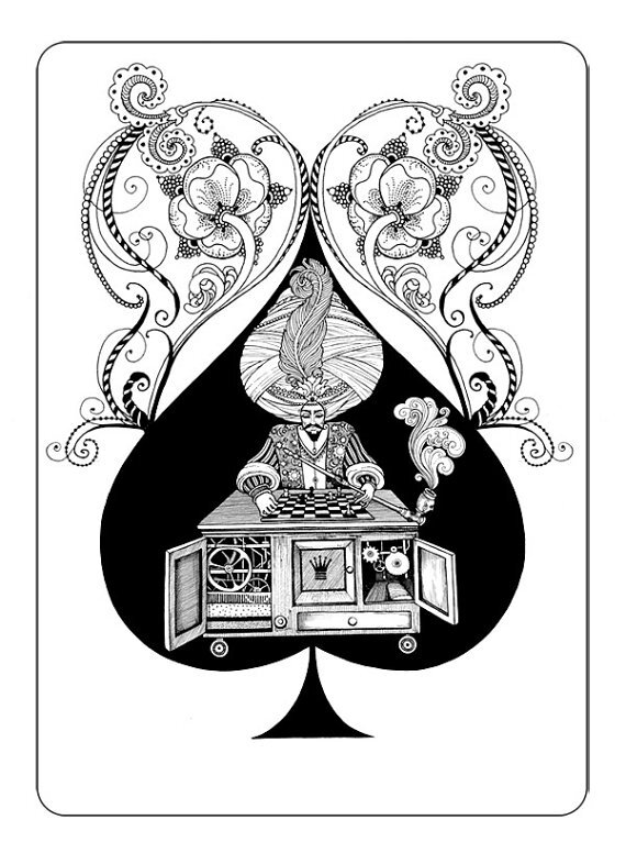 Playing Cards "Fantastique", signed