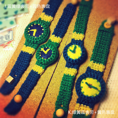 原创手工毛线STILL表 design & handmade by 蕾莎汤圆 http://item.taobao.com/item.htm?id=14840660318&