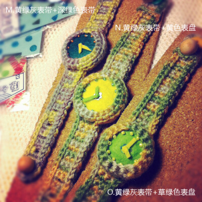 原创手工毛线STILL表 design & handmade by 蕾莎汤圆 http://item.taobao.com/item.htm?id=14840660318&