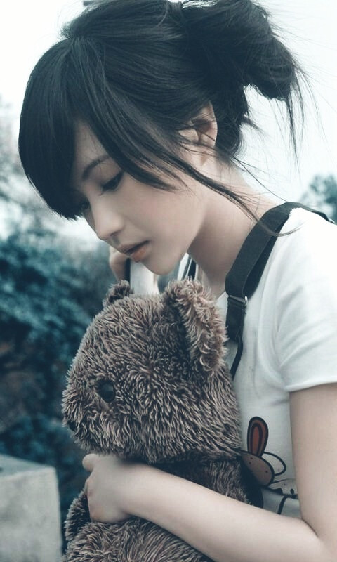 小清新，小熊，细碎头发