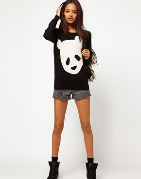 Image 4 of ASOS Panda Jumper