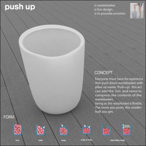 iF PUSH UP 纸篓