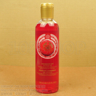 金冠THEBODYSHOPTBS新蔓越莓美白沐浴露ML圣诞